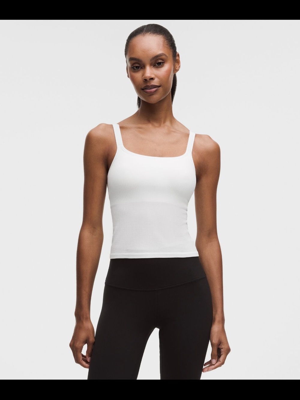NWT Lululemon Ebb to Street Scoop-Neck Cropped Tank
Top Light Support, B/C Cup